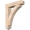Ekena Millwork Thorton Arts and Crafts Smooth Bracket w/ Offset Brace, Douglas Fir, 7 1/2"W x 34"D x 40"H BKT0806X34X40THR03SDF - alternate 1